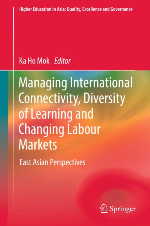 Cover of (Higher Education in Asia Quality, Excellence and Governance) Ka Ho Mok (eds.)-Managing International Connectivity, Diversity of Learning and Changing Labour Markets East Asian Perspect