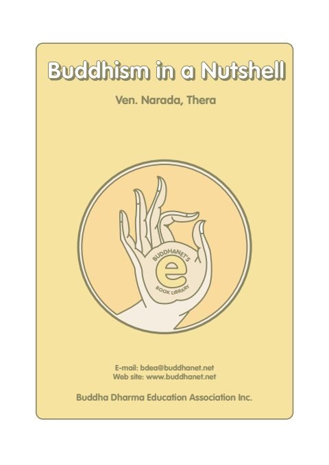 Cover of Buddhism in a Nutshell