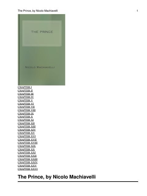 Cover of The Prince