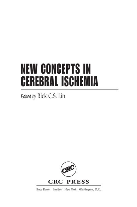 Cover of New Concepts in Cerebral Ischemia