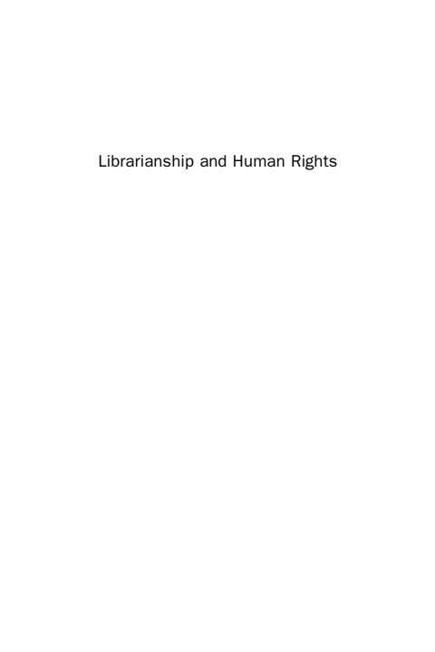 Cover of (Chandos Information Professional Series) Toni Samek (Auth.)-Librarianship and Human Rights. A Twenty-First Century Guide-Chandos Publishing