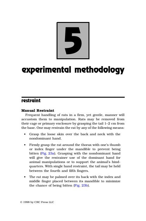 Cover of Chapter 5. experimental methodology