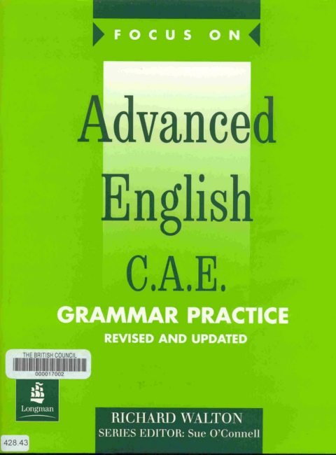 Cover of Advanced English CAE Grammar Practice