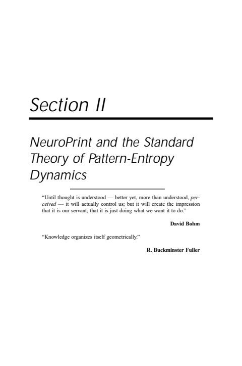 Cover of Chapter 6: NeuroPrint — Purpose and Preliminaries