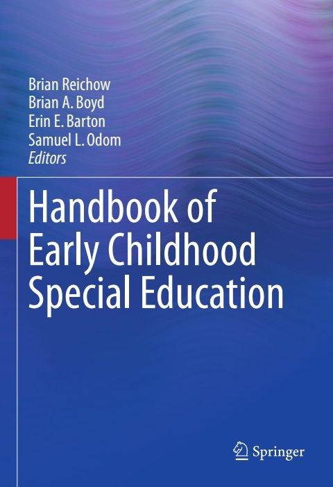 Cover of Handbook of Early Childhood Special Education 2016