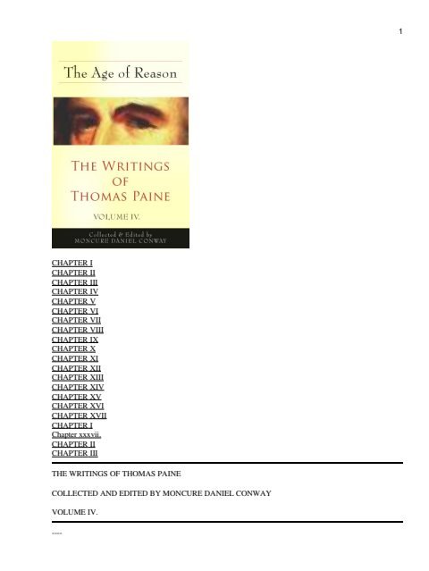 Cover of The Age of Reason