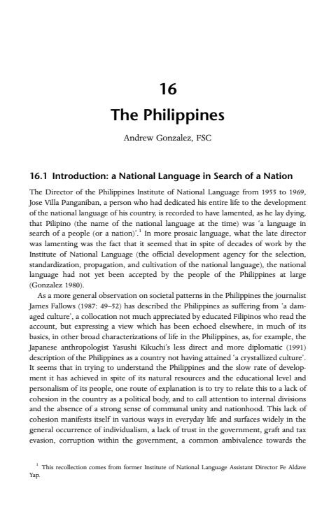 Cover of Language and National Identity in Asia (Oxford Linguistics)